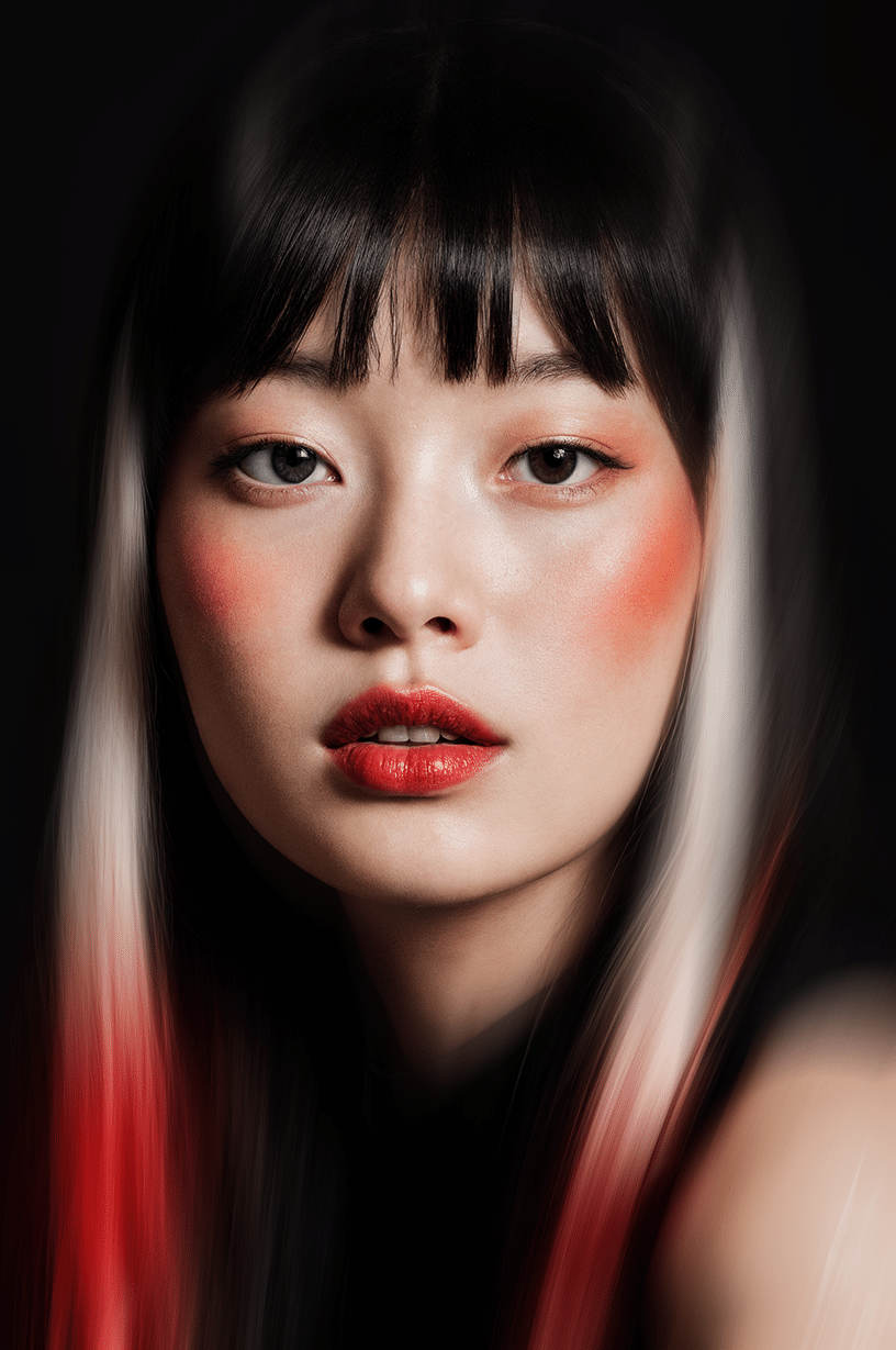 asIAn dancing portrait