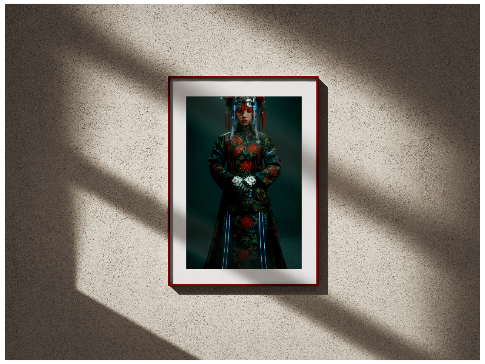 mi<o se7en — MIKO-7 Okiria, vue en situation, tirage encadré · Impression numérique · Papangue Project