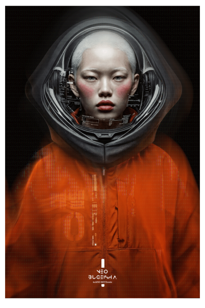 Neo Bugeisha — Technoracle · Generative art · Papangue Project